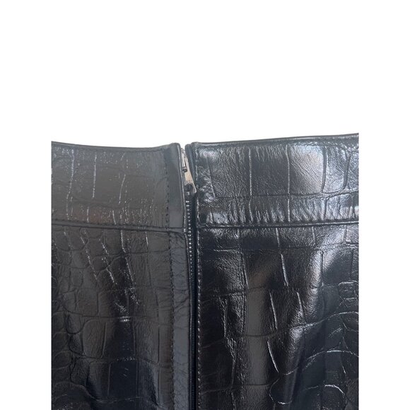 Gucci Black Leather Skirt - Picture 4 of 16